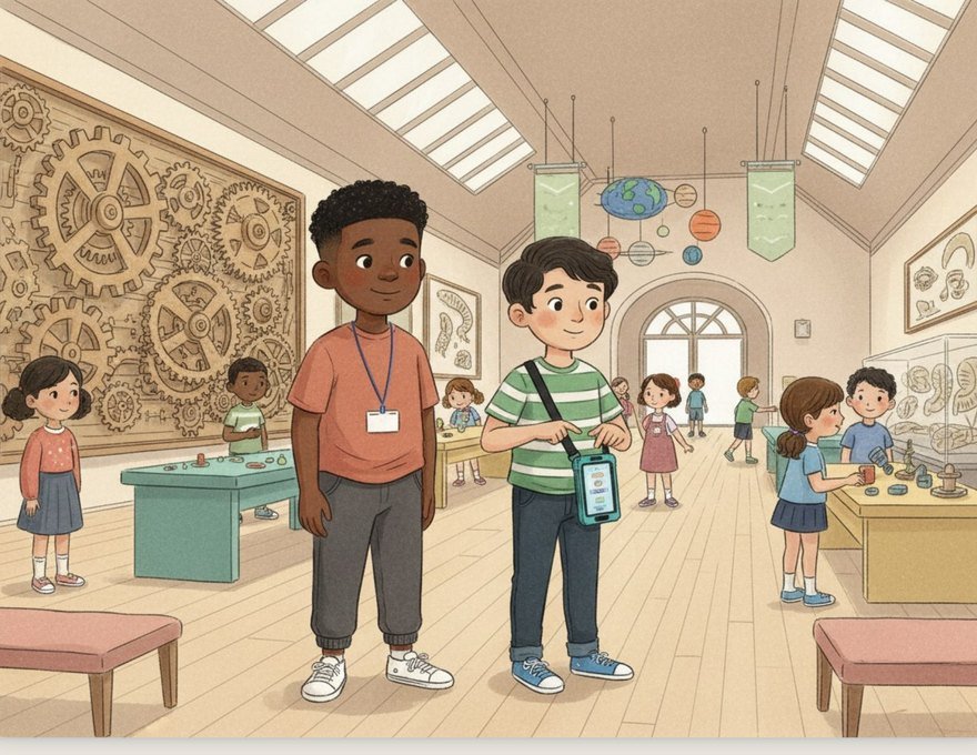 Cover of the Inkwren Studio social story “Going on a Field Trip”